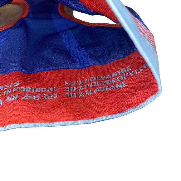 LNDR Activewear Athletic Gorp Pullover Racerback Sports bra XS/S Red Blue - Picture 4 of 5